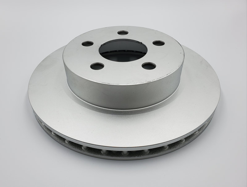 vented rotors with corrosion coating (most rotors)